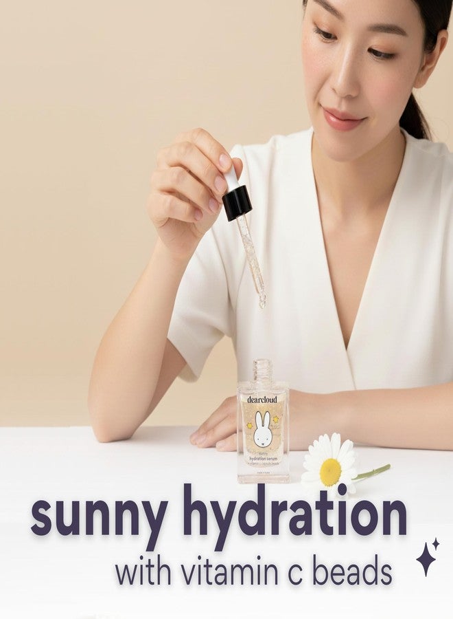 dearcloud Miffy Sunny Hydration Serum – Hydrating Hyaluronic Acid & Vitamin C Face Serum (1 fl oz) - Image 4